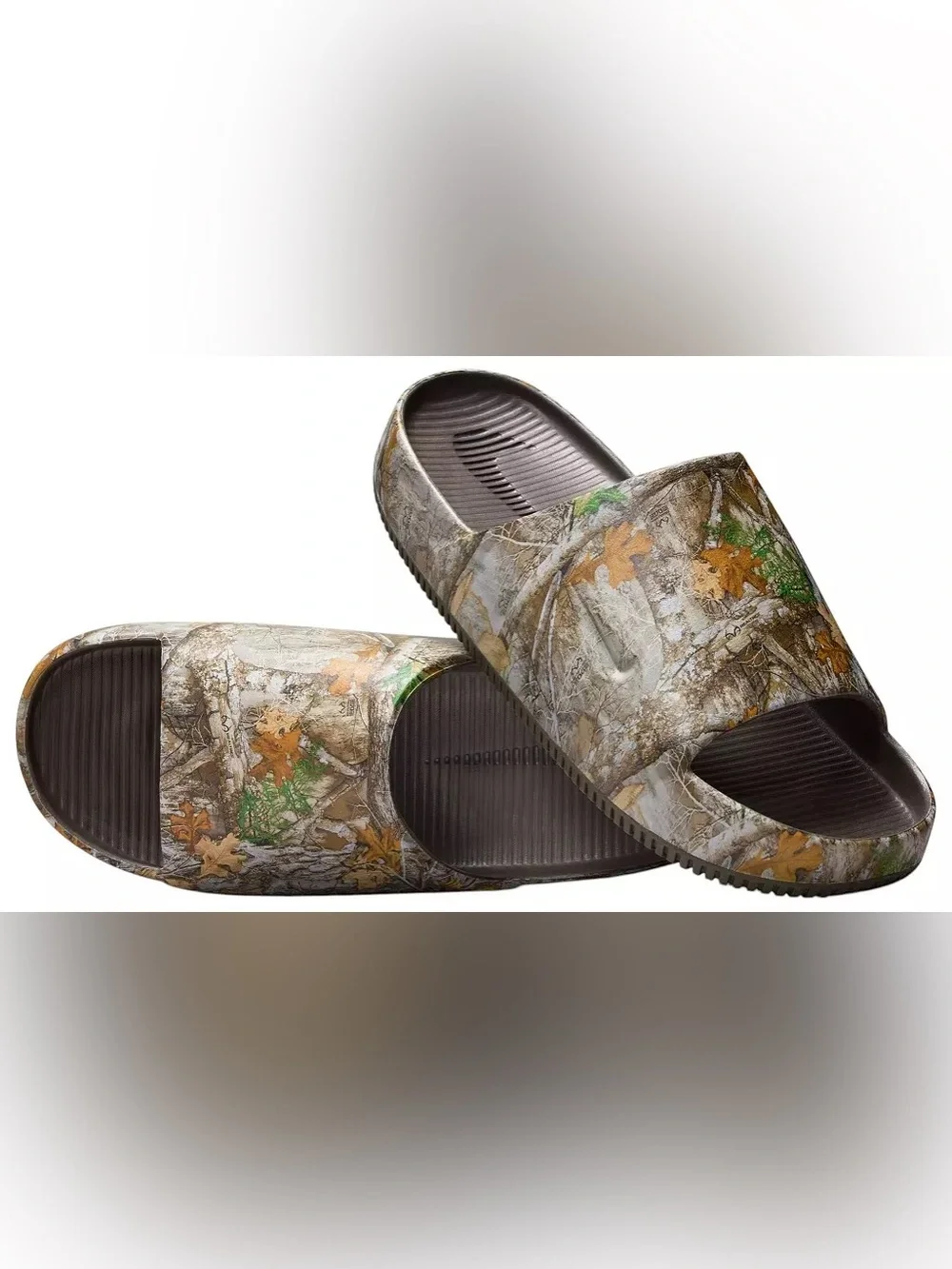 New Nike men calm slides Baroque Brown/Baroque Bwn